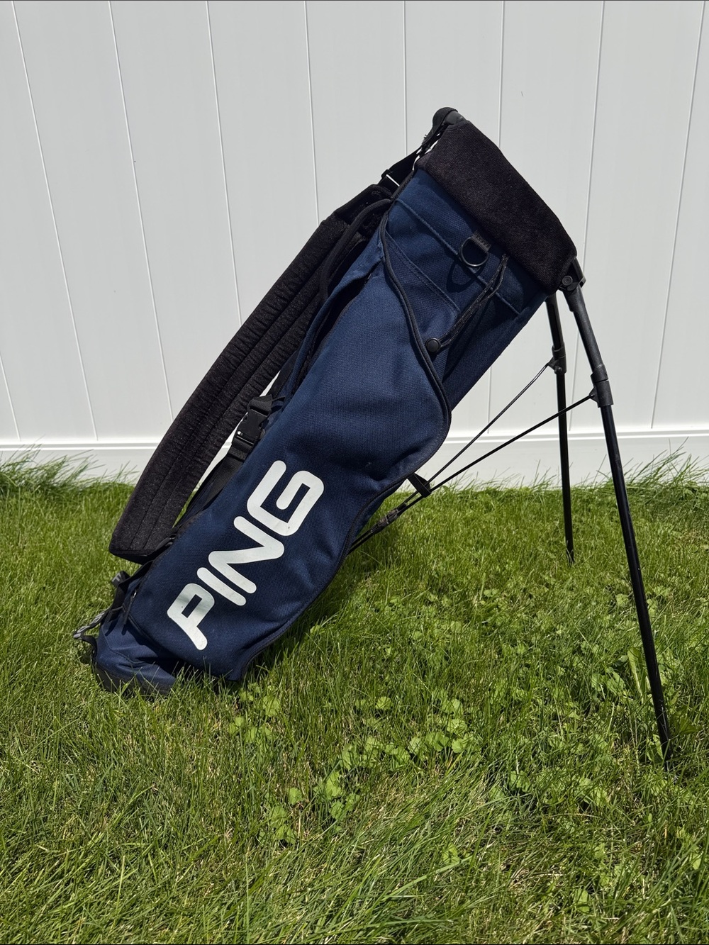 PING Navy and Black Stand Golf Bag